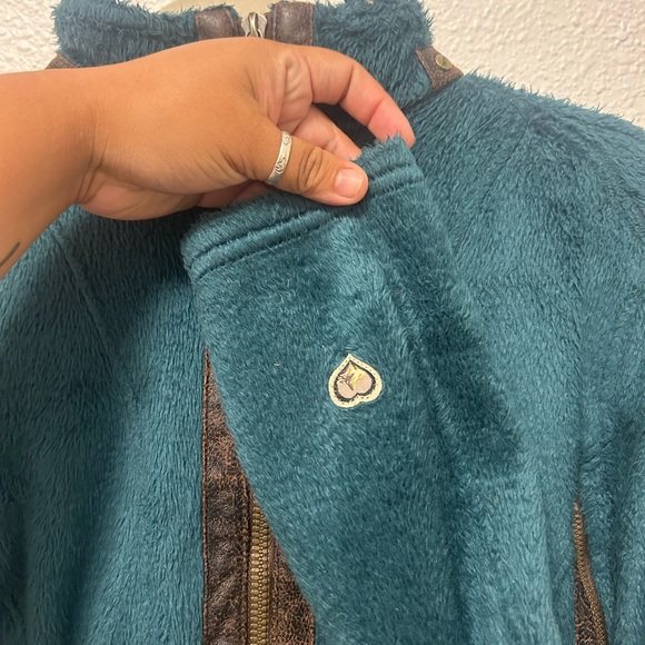 Women’s Kuhl Teal Sherpa jacket Medium - Picture 3 of 6